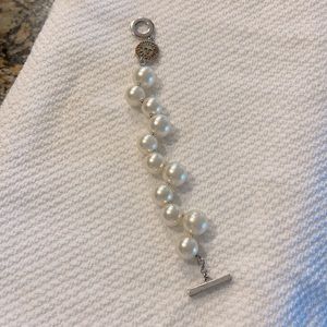 Anne Klein bracelet, pearl